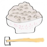 玄米ご飯にチェンジ