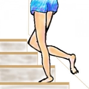 階段で踏み台昇降